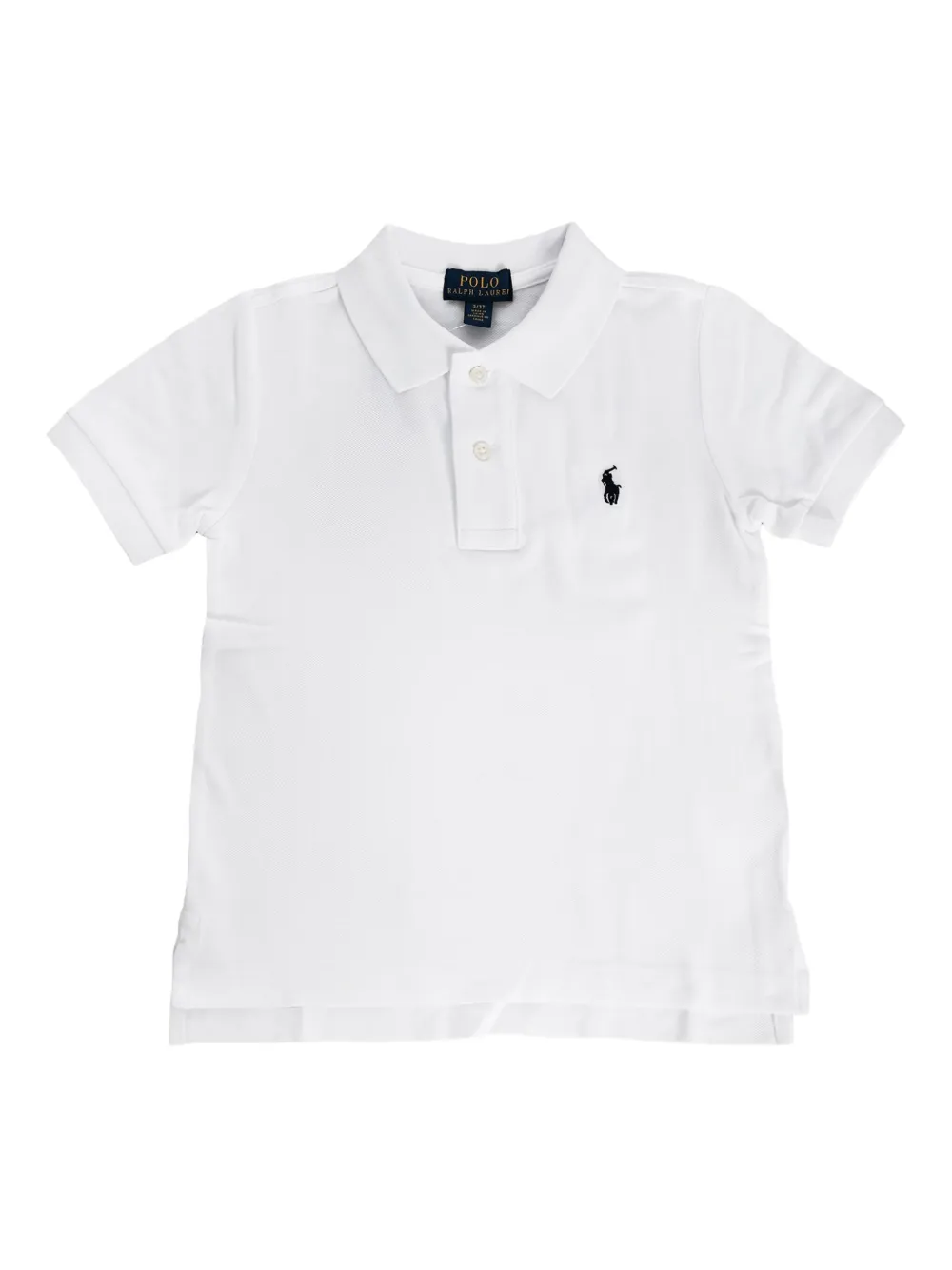 POLO RALPH LAUREN KIDS embroidered short-sleeves polo shirt - ホワイト POLO RALPH LAUREN KIDS embroidered short-sleeves polo shirt - ホワイト