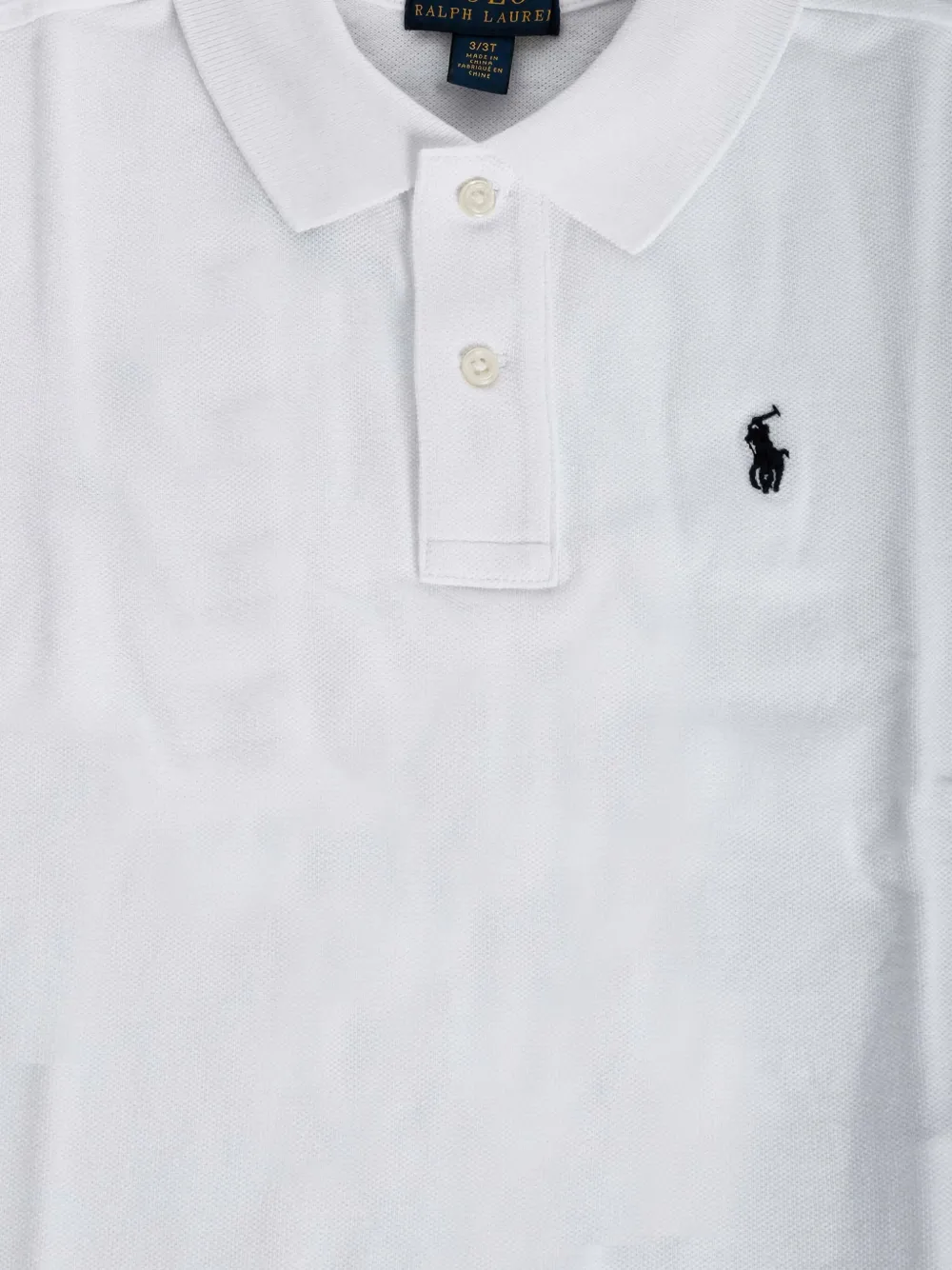POLO RALPH LAUREN KIDS embroidered short-sleeves polo shirt Wit