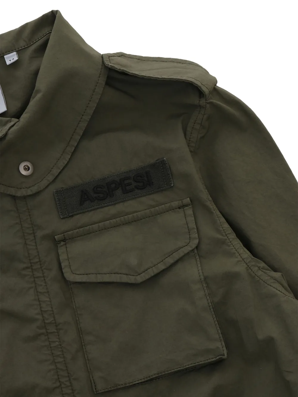 Aspesi Patch-pocket Coat In Green