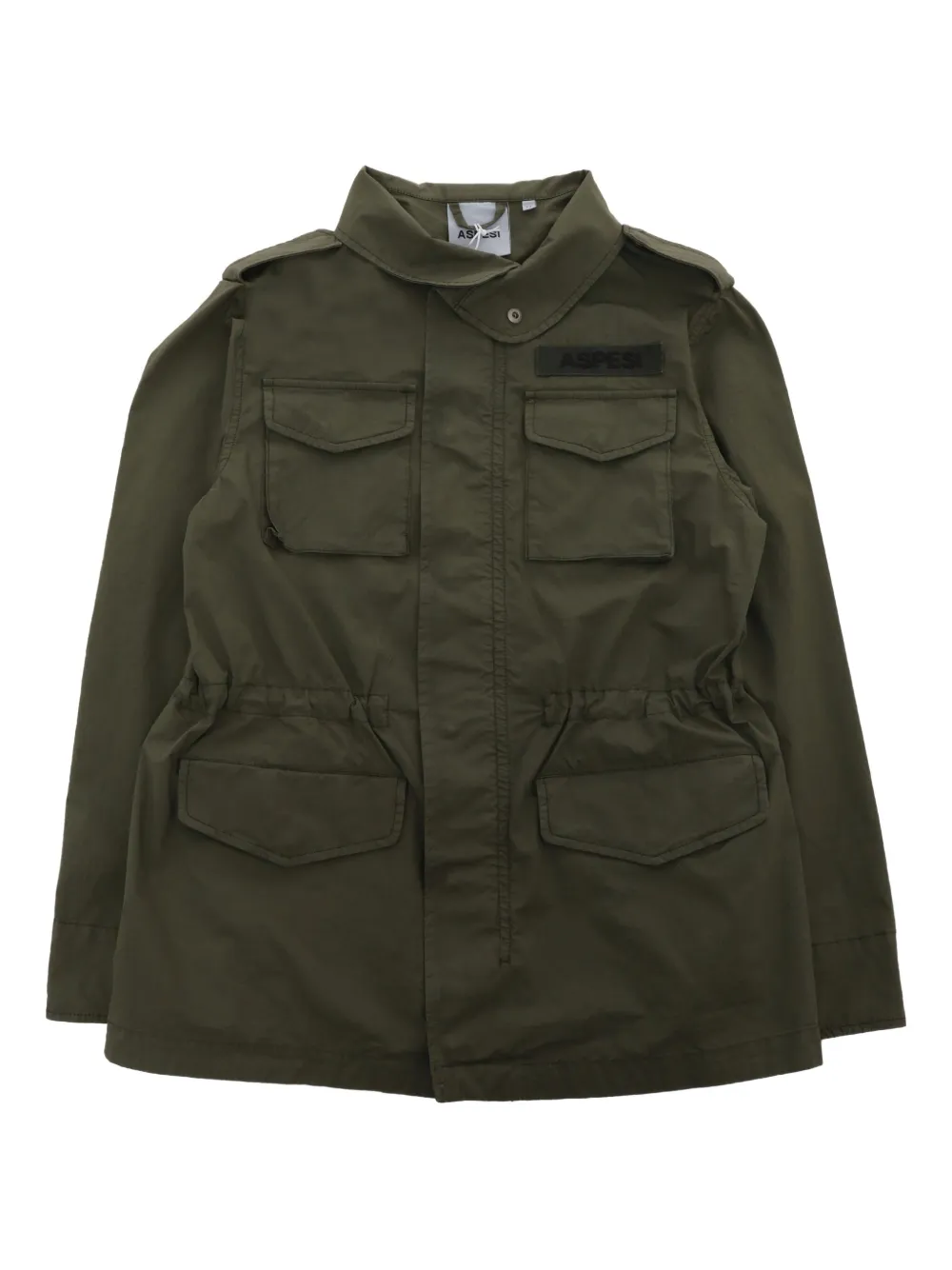 Aspesi Patch-pocket Coat In Green