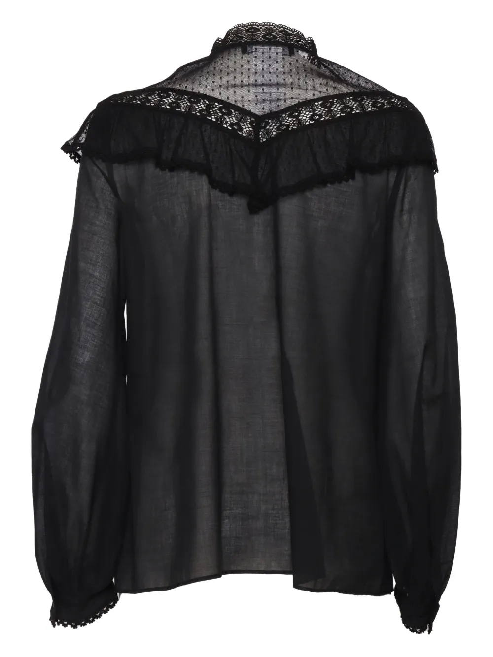 Weekend Max Mara Astice blouse met ruches - Zwart