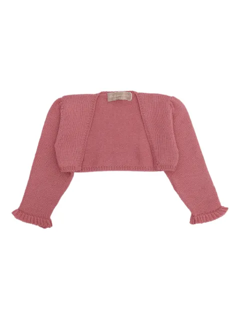 La Stupenderia ruffled-cuff wool cardigan