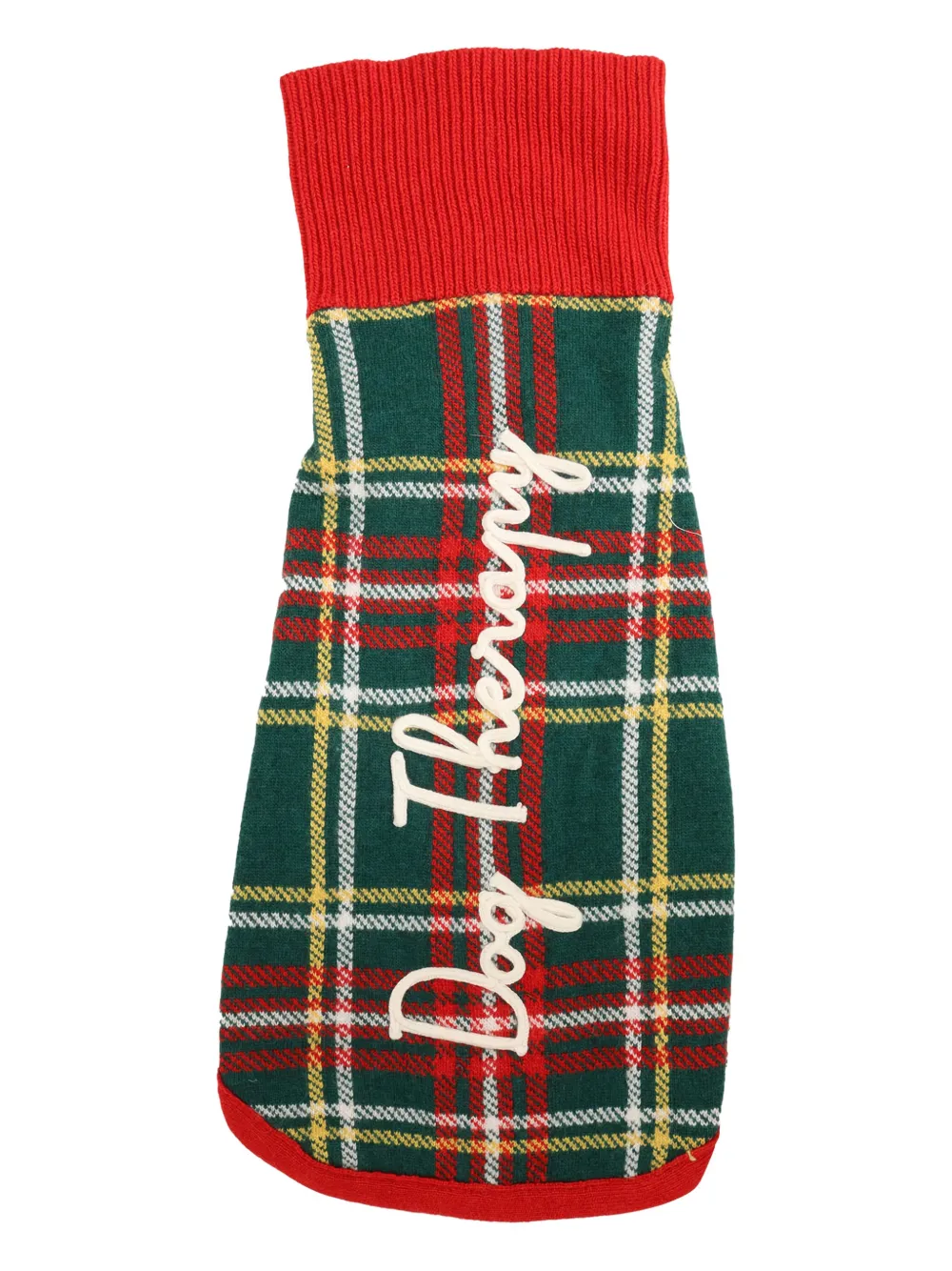 MC2 Saint Barth Trui met tartan-jacquard Groen
