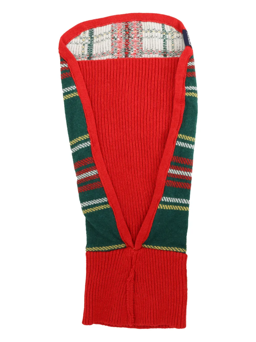 MC2 Saint Barth Trui met tartan-jacquard Groen