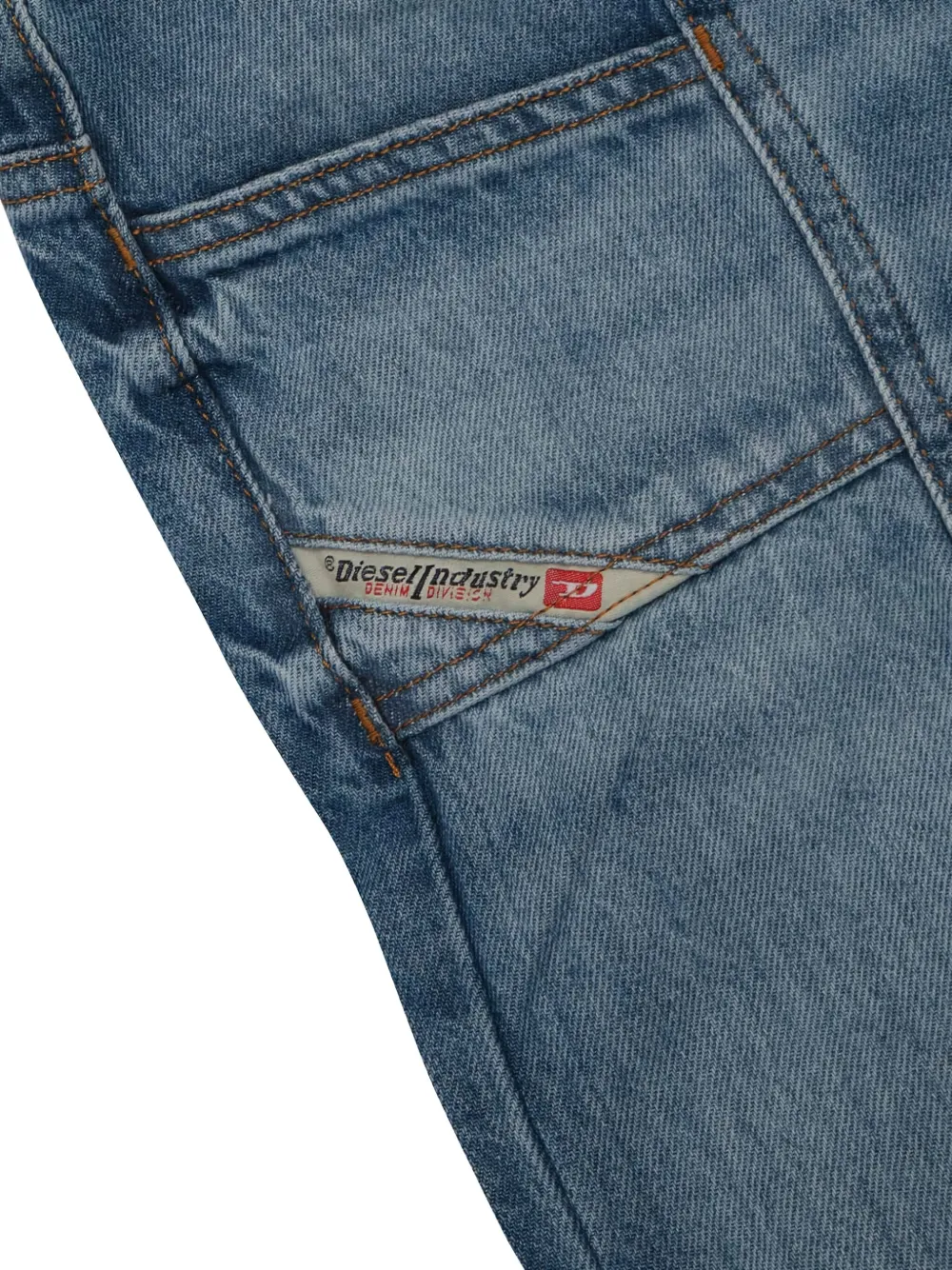 Diesel Kids D-Akii-J jeans met wijde pijpen Blauw