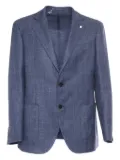 LUIGI BIANCHI MANTOVA two-button patch-pocket blazer - 5