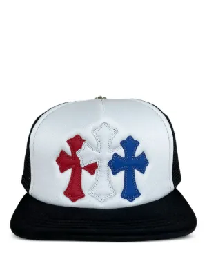 Chrome Hearts logo-detail trucker hat