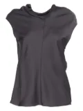 Philosophy Di Lorenzo Serafini Kids draped-neck sleeveless top - Black