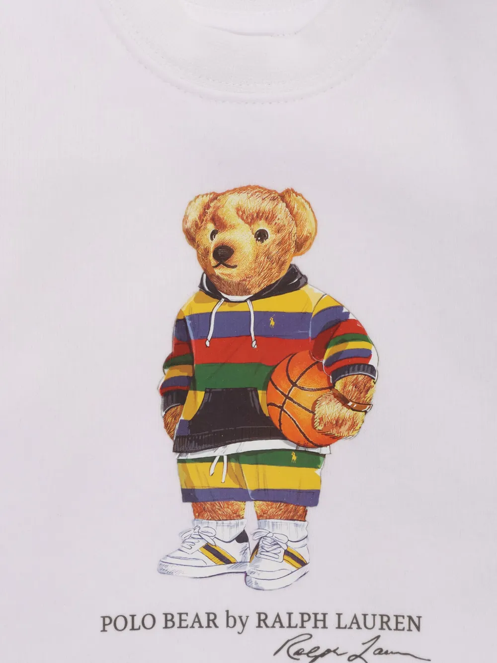 POLO RALPH LAUREN KIDS Polo Bear sweatshirt 001 WHITE