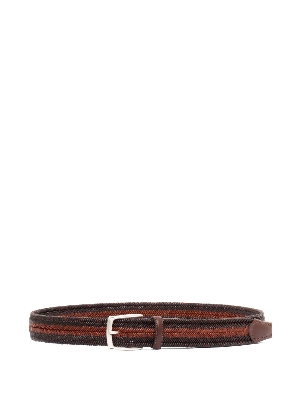 braided leather belt
