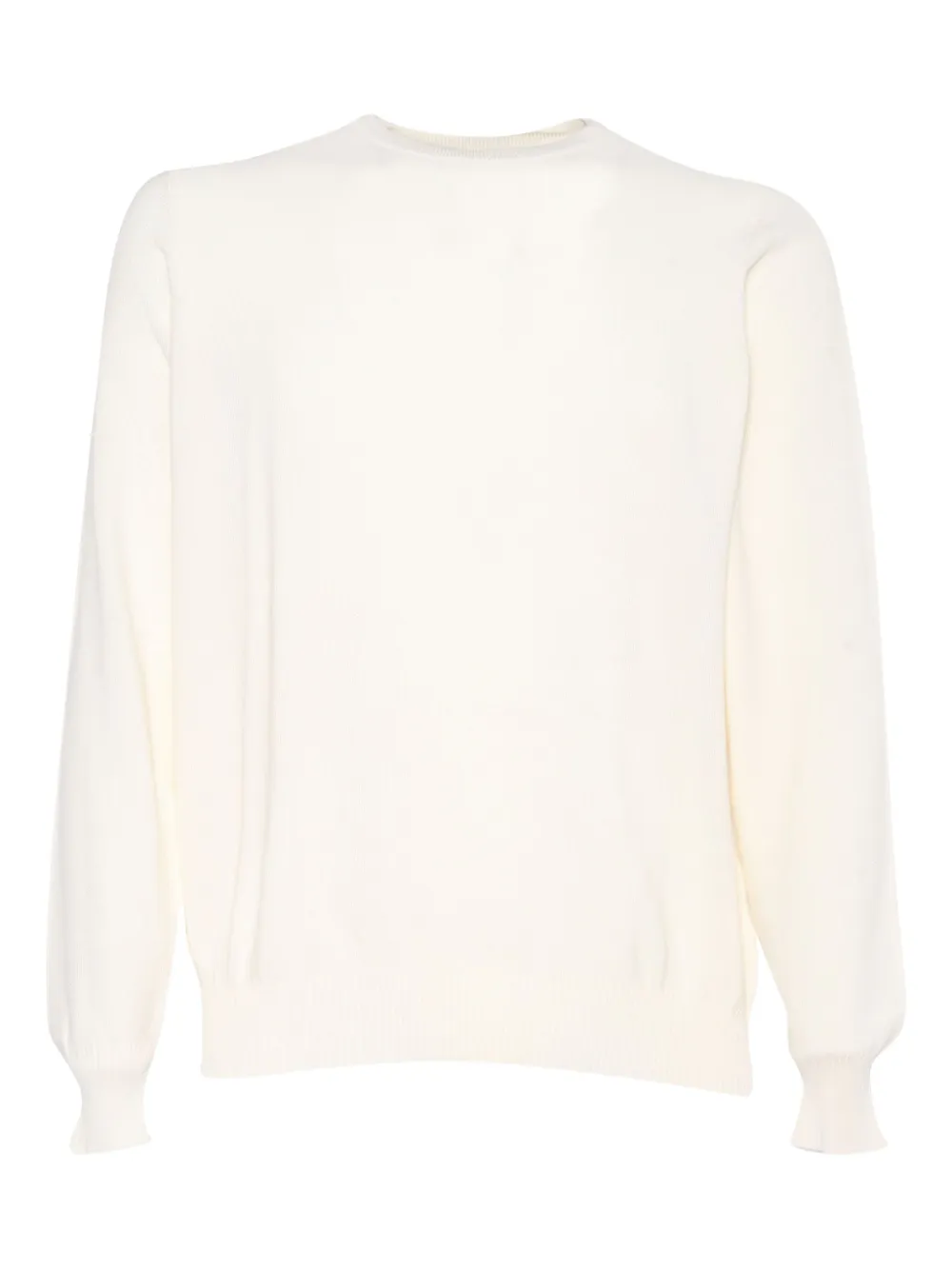 cotton crew-neck jumper