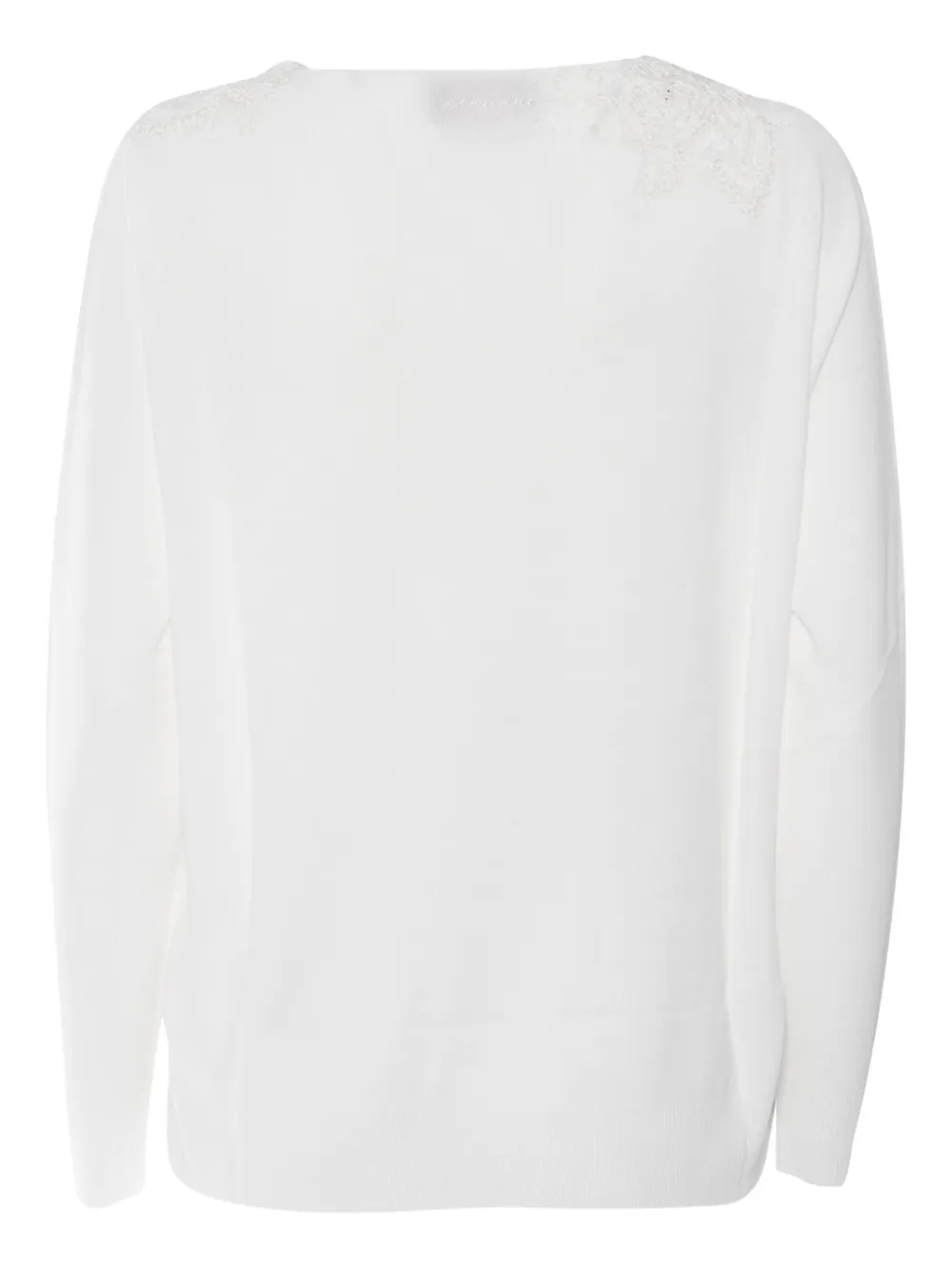 Ermanno Scervino Top met V-hals - Wit