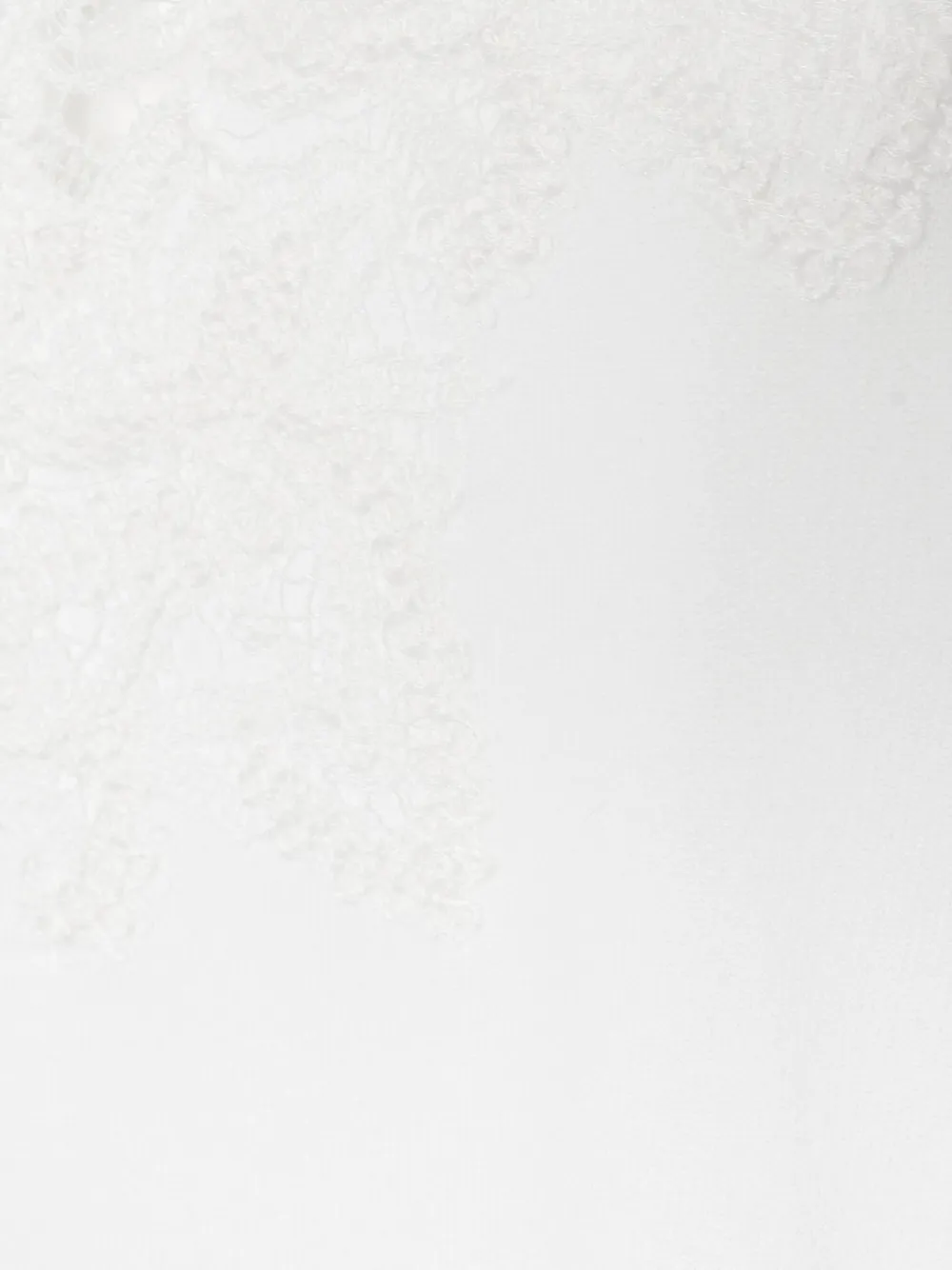 Ermanno Scervino Long-sleeved Knitted Sweater In White