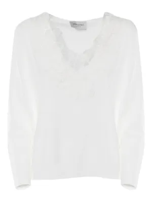 Tシャツ・カットソー ERMANNO SCERVINO Women Tops D442L313CTEKK10602 White Ermanno Scervino Tops for Women Online – Farfetch