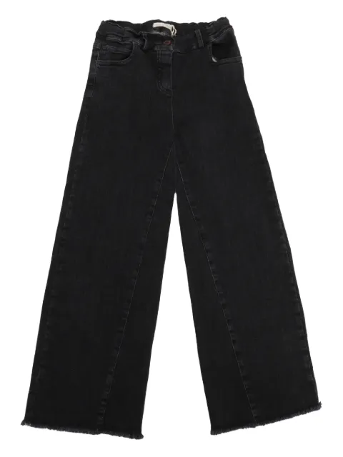 Zhoe & Tobiah frayed-hem elasticated trousers
