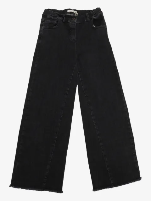 Zhoe & Tobiah frayed-hem elasticated trousers