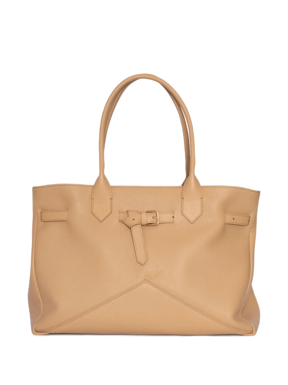 Ballantyne Kate leather shoulder bag - Beige