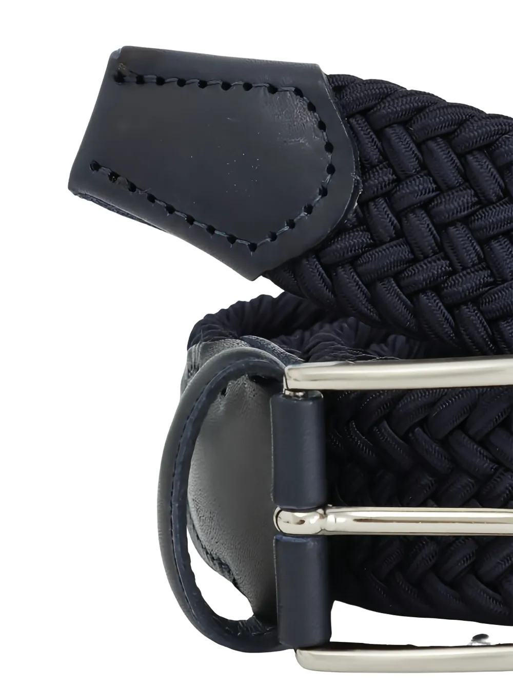ALBERTO LUTI Gevlochten riem - Blauw