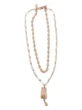 Weekend Max Mara double-strand necklace - Gold