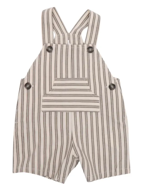 Tartine Et Chocolat striped suspender trousers