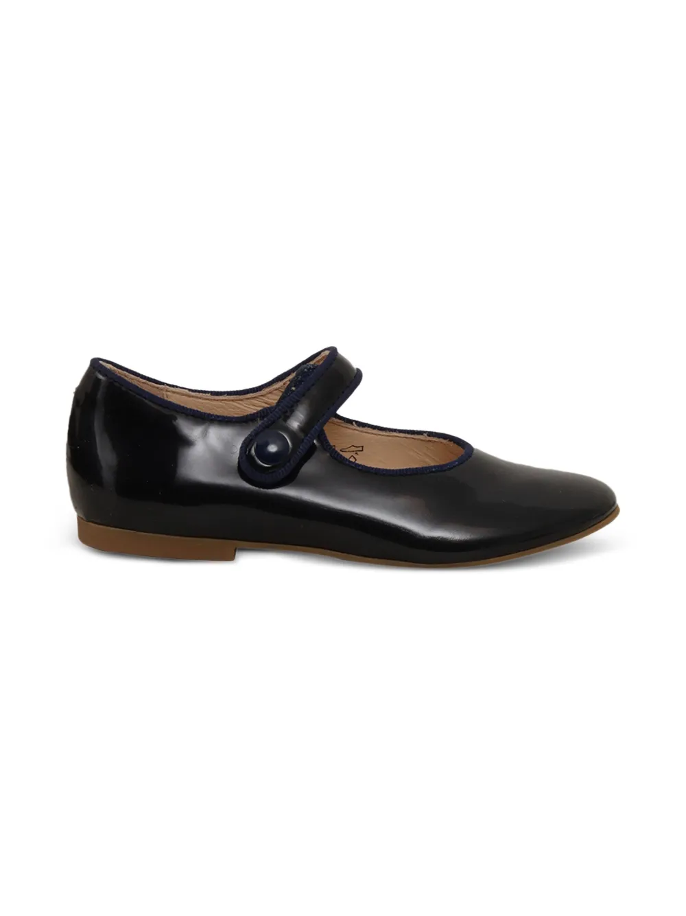 Pom D'api Ballerina's met knoopdetail - Blauw