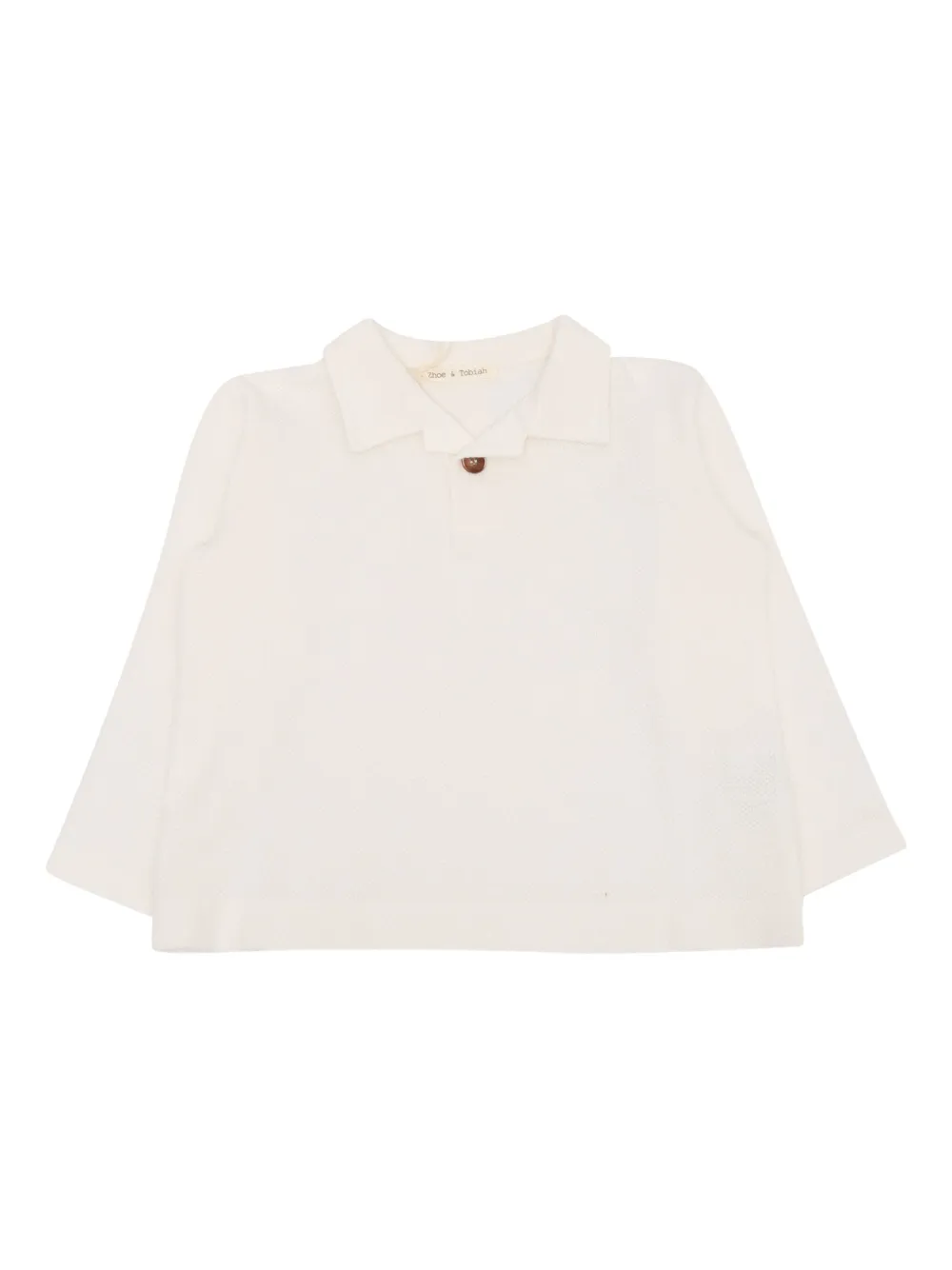 Zhoe & Tobiah Katoenen poloshirt Wit