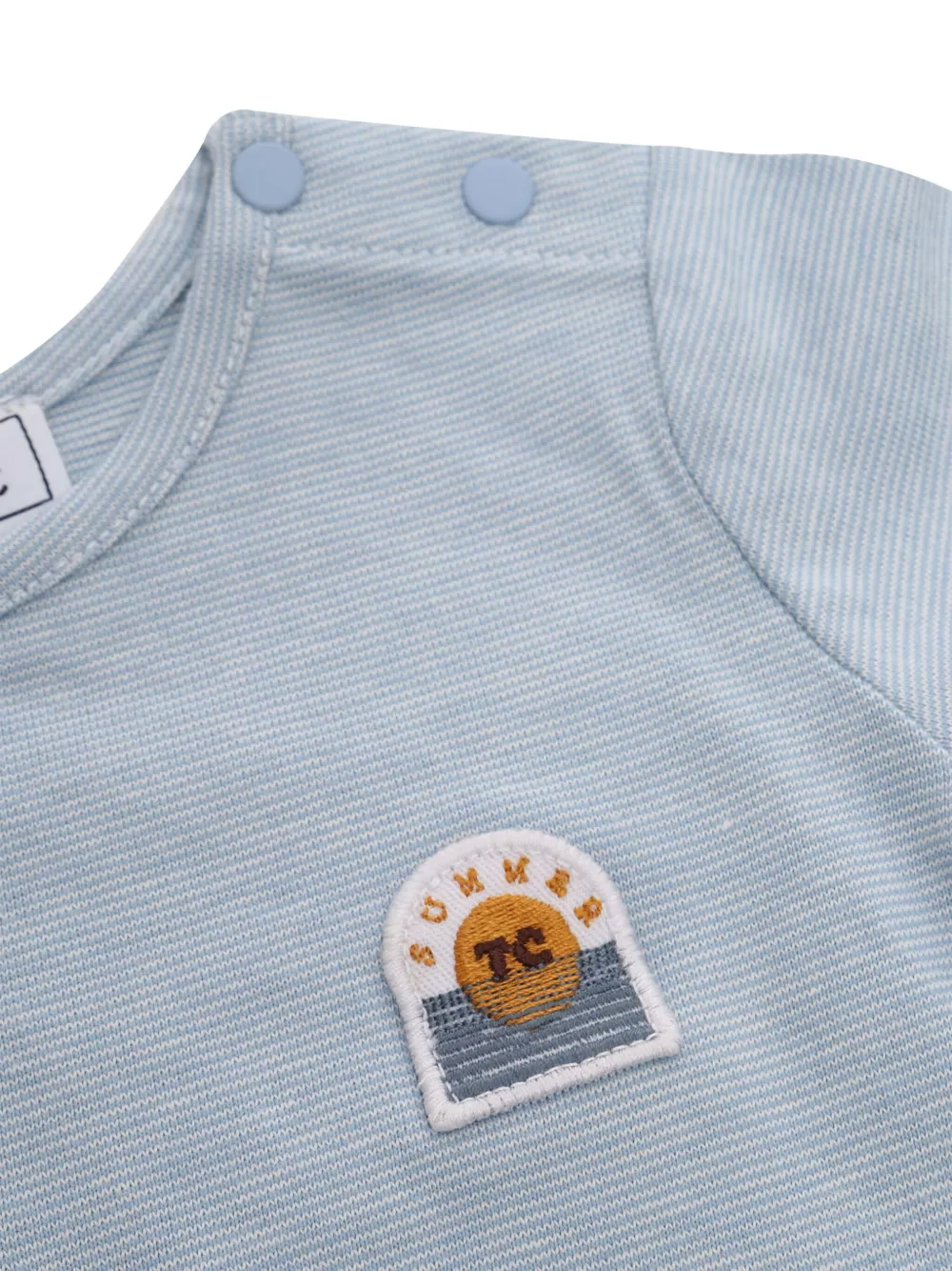 Tartine Et Chocolat Gestreept T-shirt Blauw