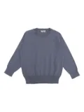 Il Gufo cotton crew-neck sweatshirt - Blue