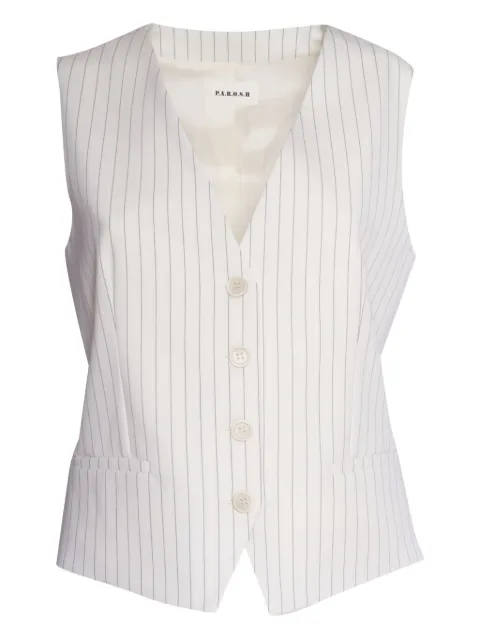 P.A.R.O.S.H. veston boutonné à fines rayures