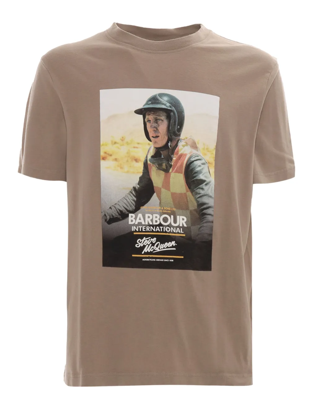 Barbour Nicholl Steve McQueen graphic T-shirt Bruin