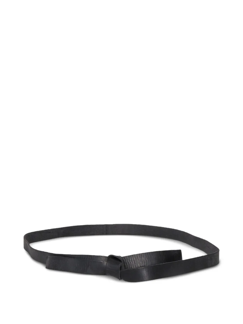 knotted leather belt
