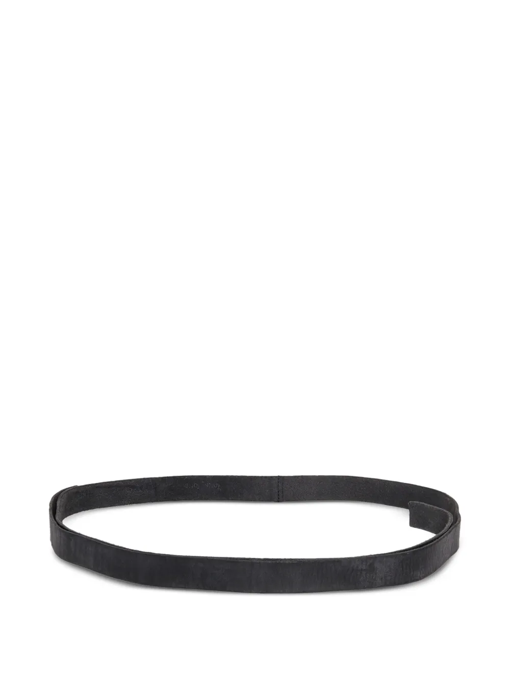 Forte Leren riem Zwart