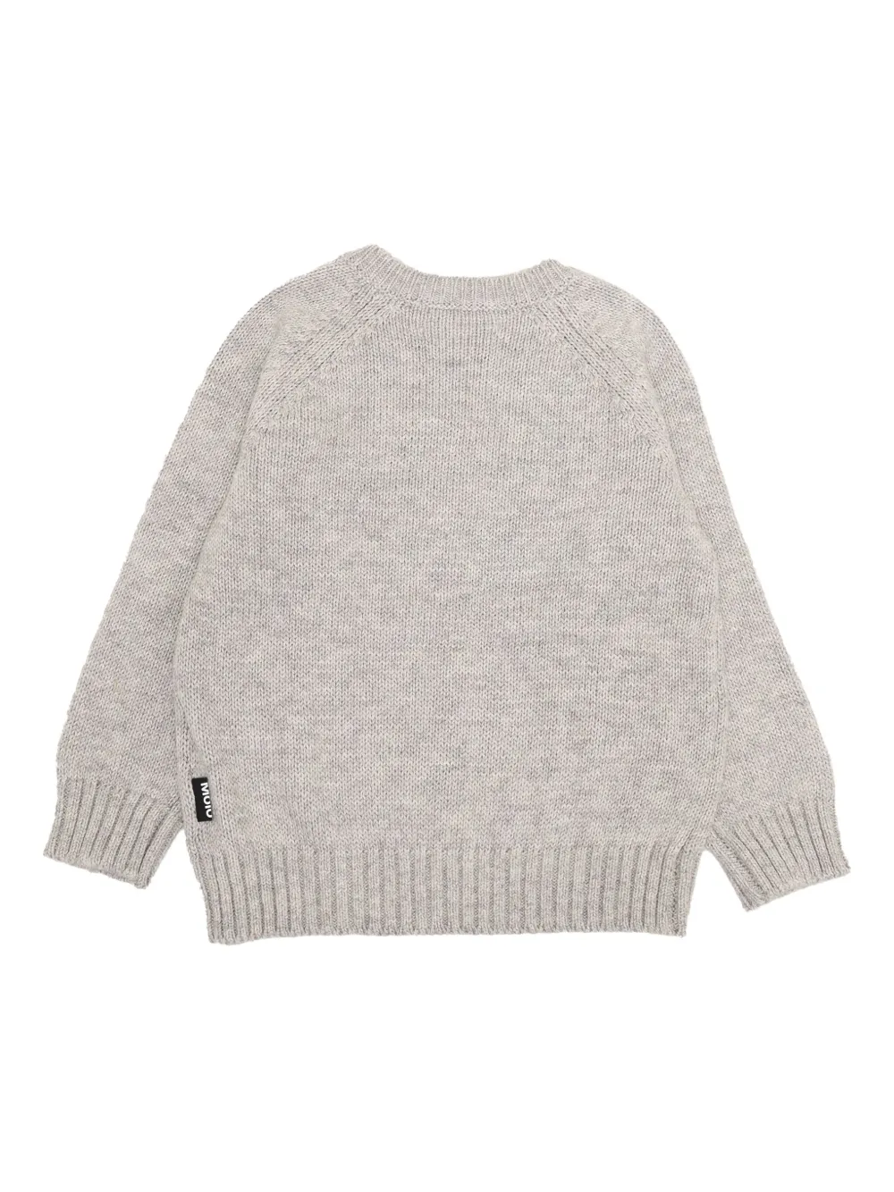 Molo Bless trui met teddy-intarsia Grijs
