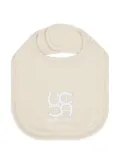 Aigner Kids logo-plaque baby bib - White