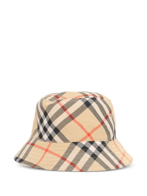 Burberry Kids gorro de pescador con motivo Vintage Check