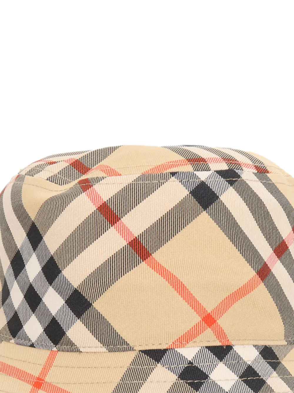 Burberry Kids Vintage Check vissershoed Bruin