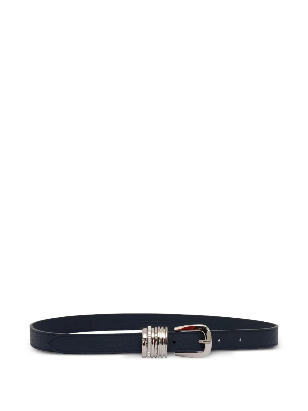 stacked-ring buckle belt