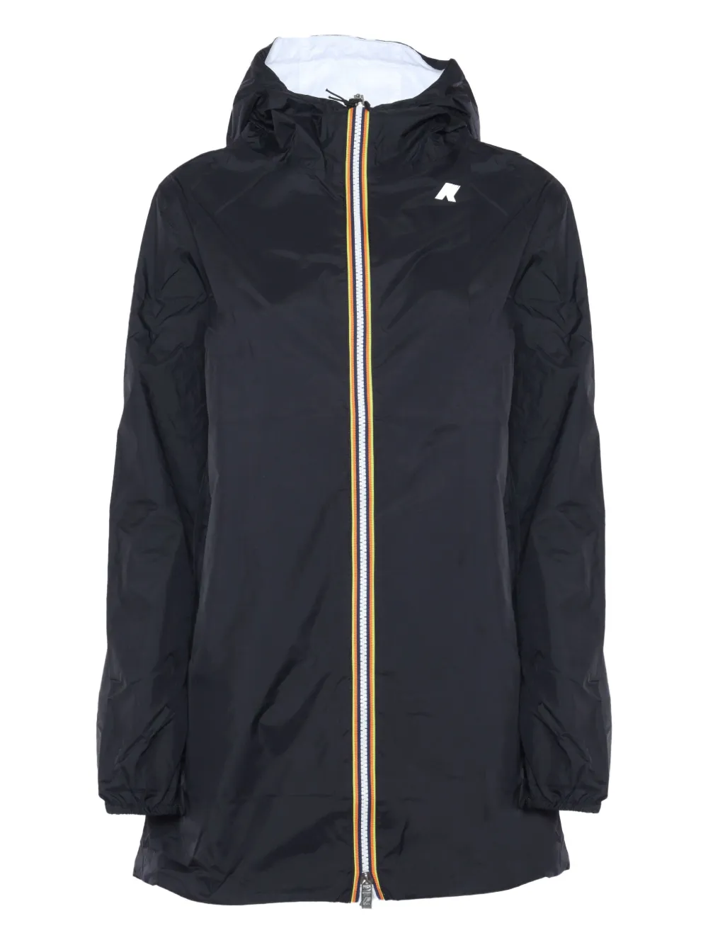 Sophie Plus hooded zip-front coat