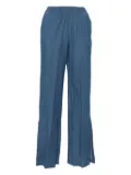 ASPESI elastic-waist split-hem jeans - Blue