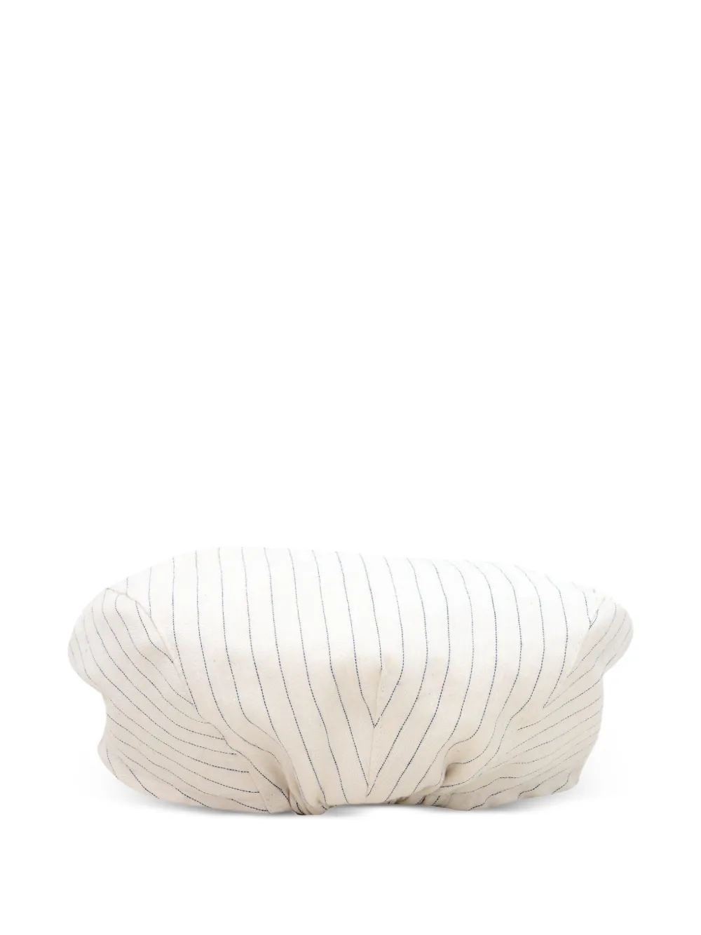 Il Gufo pinstripe cotton baker boy hat - Wit