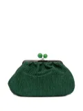 Weekend Max Mara Fortuna woven clutch bag - Green