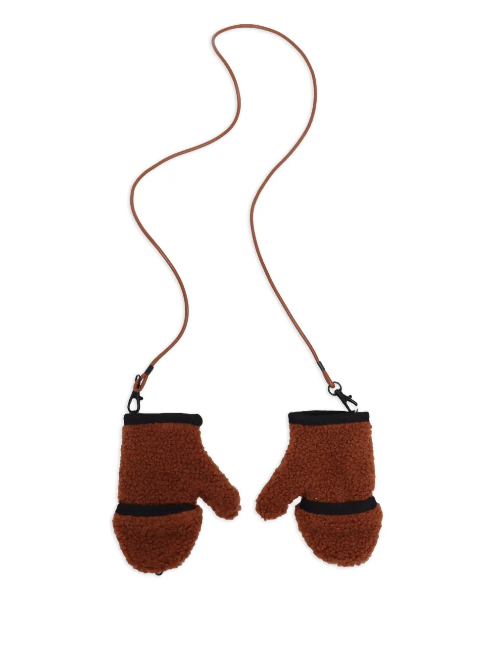 MC2 Saint Barth Kids Fleece wanten - Oranje