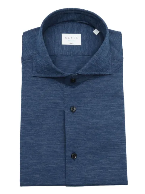 Xacus spread-collar shirt