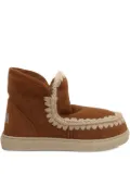 Mou Kids sheepskin ankle boots - Brown