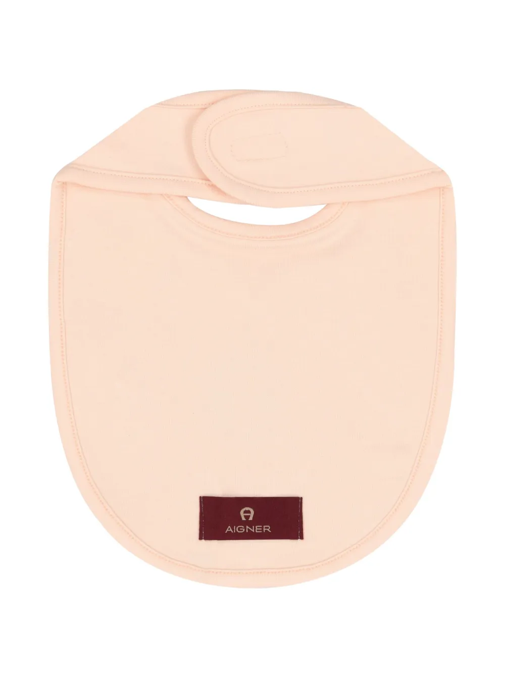 Aigner Kids teddy-bear logo bib - Oranje