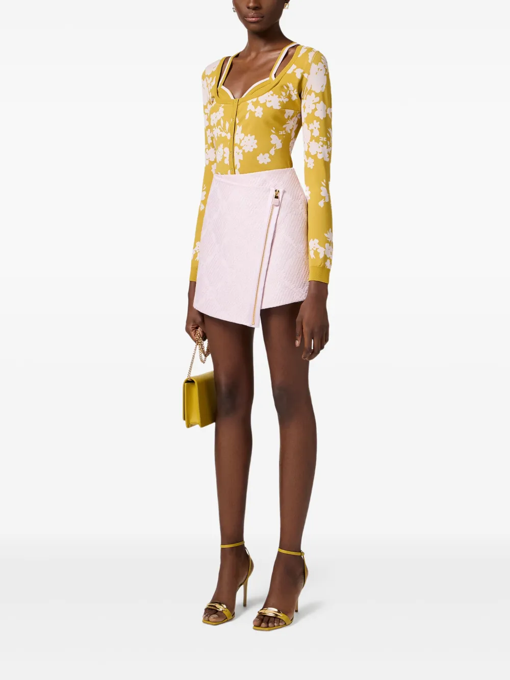 Elisabetta Franchi floral-jacquard cardigan | Cardigans | Image 2