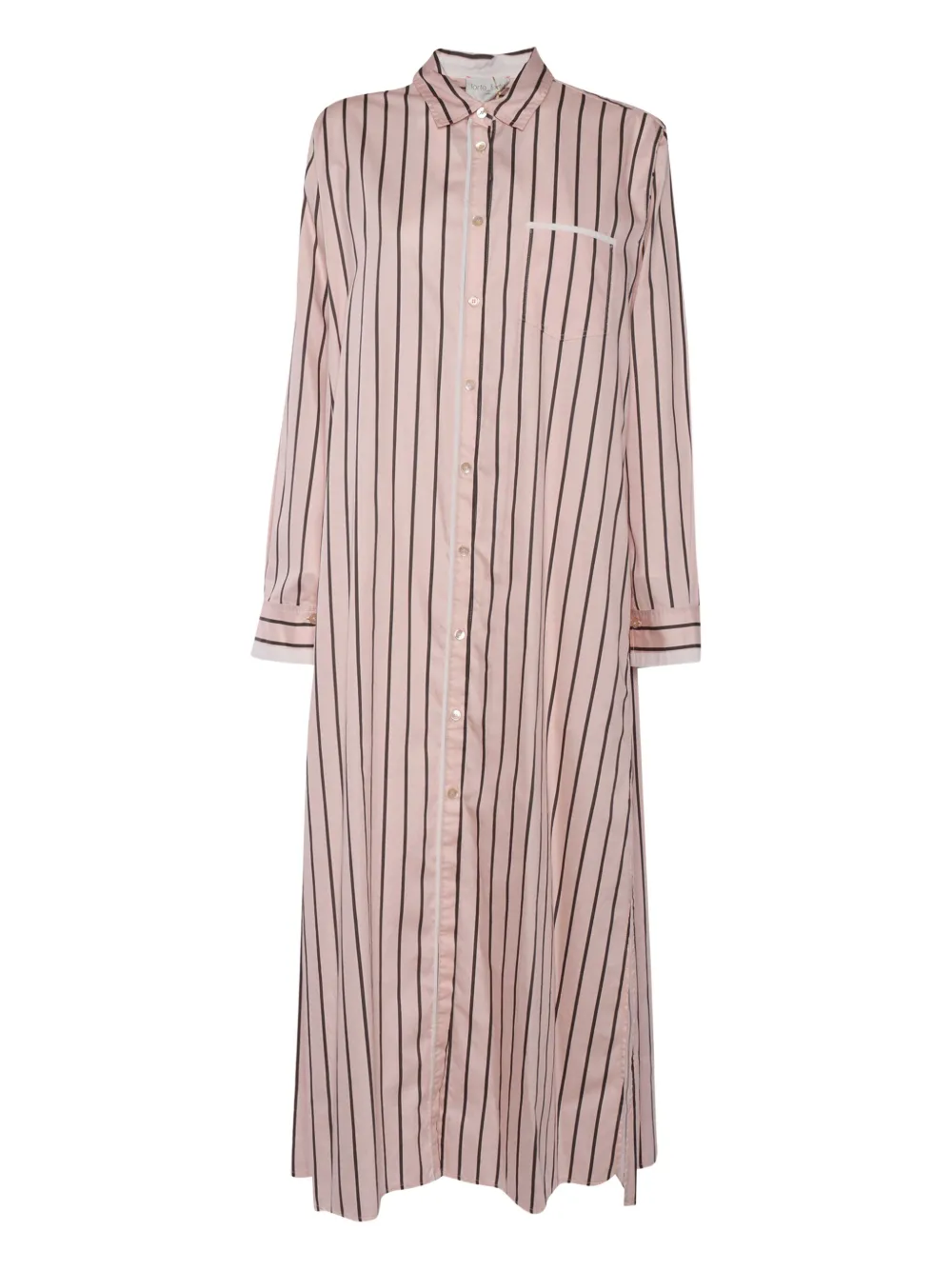 Forte Forte striped shirt dress - ホワイト Forte Forte striped shirt dress - ホワイト