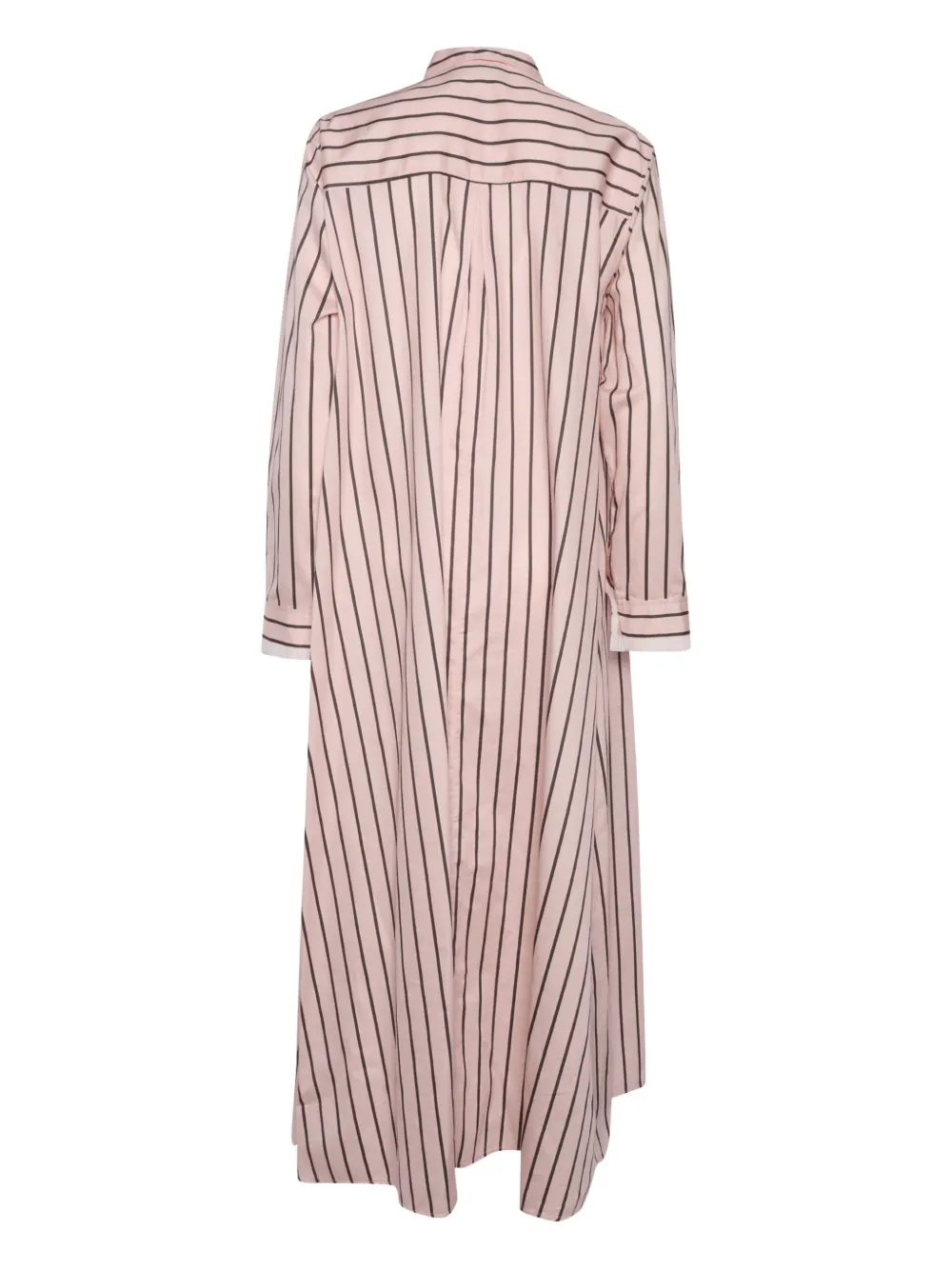 Forte Forte Gestreepte blousejurk - Wit