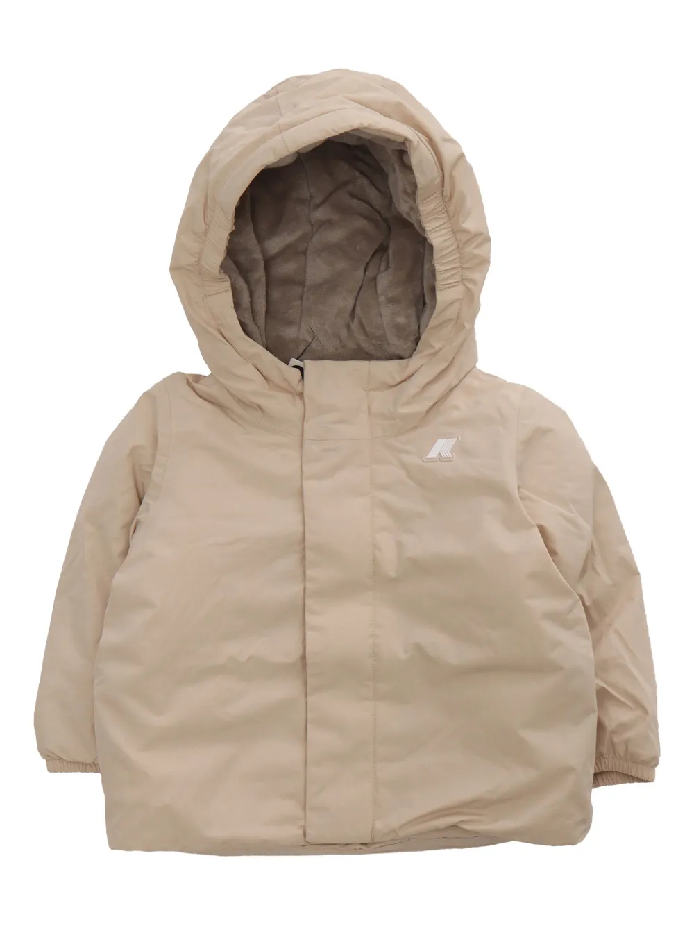 K-Way Jas met capuchon Beige