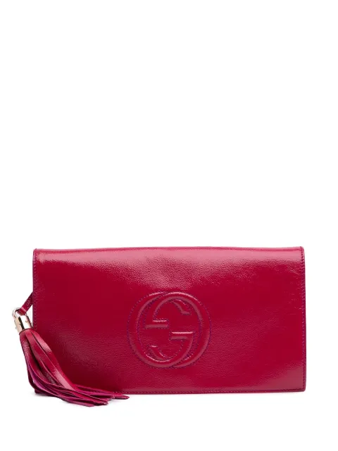 Gucci Pre-Owned 2016-2025 Soft Patent Soho Disco clutch bag